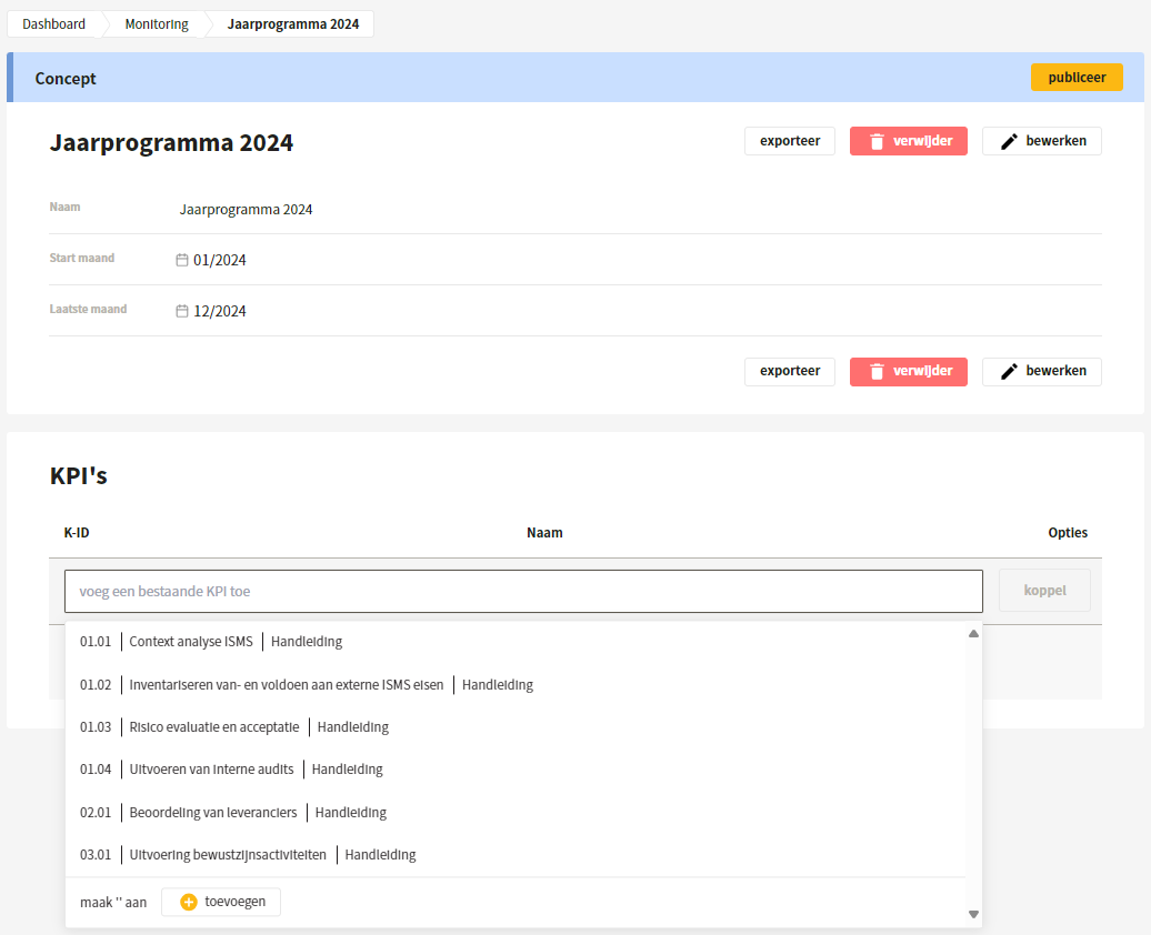 KPI’s koppelen aan de monitoring